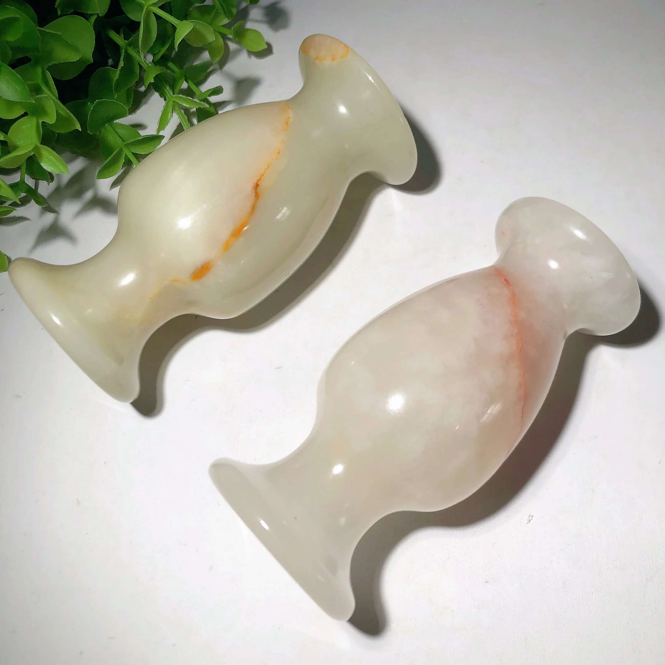 4.5 inch Afghan Jade Healing Vase Crystal Sculpture - Image 4