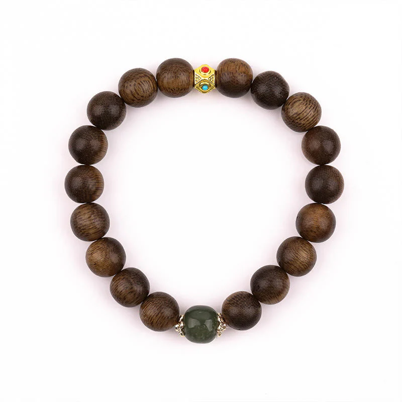 10mm Agarwood Good Luck Strength and Calm Bracelet - Image 6