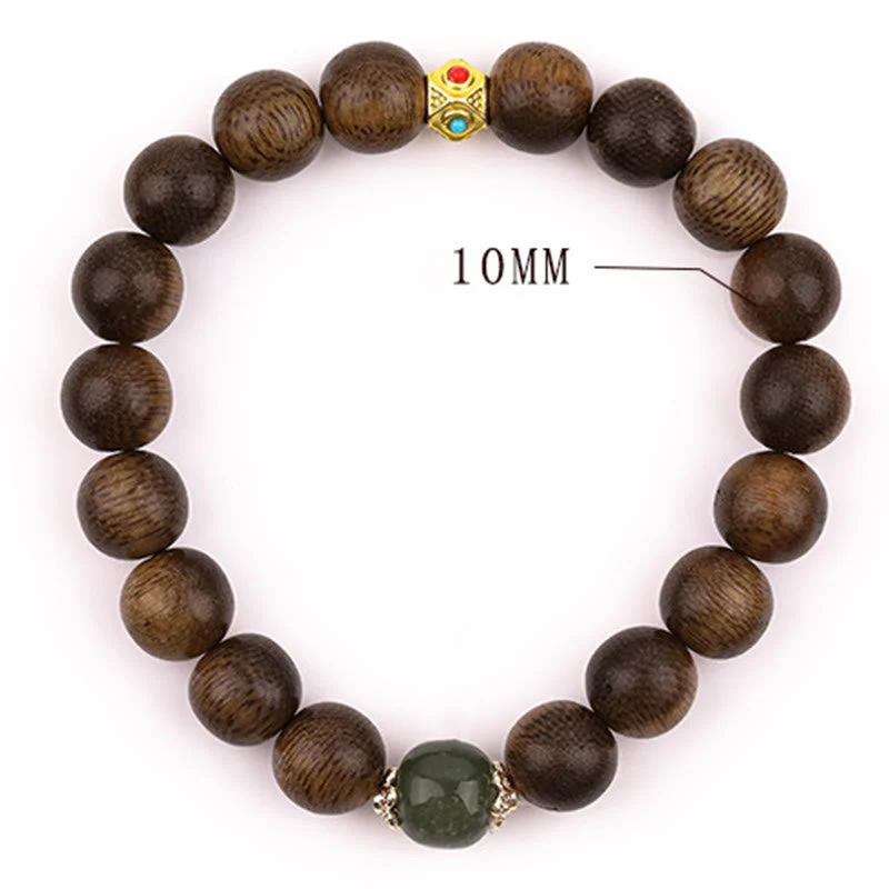 10mm Agarwood Good Luck Strength and Calm Bracelet - Image 7