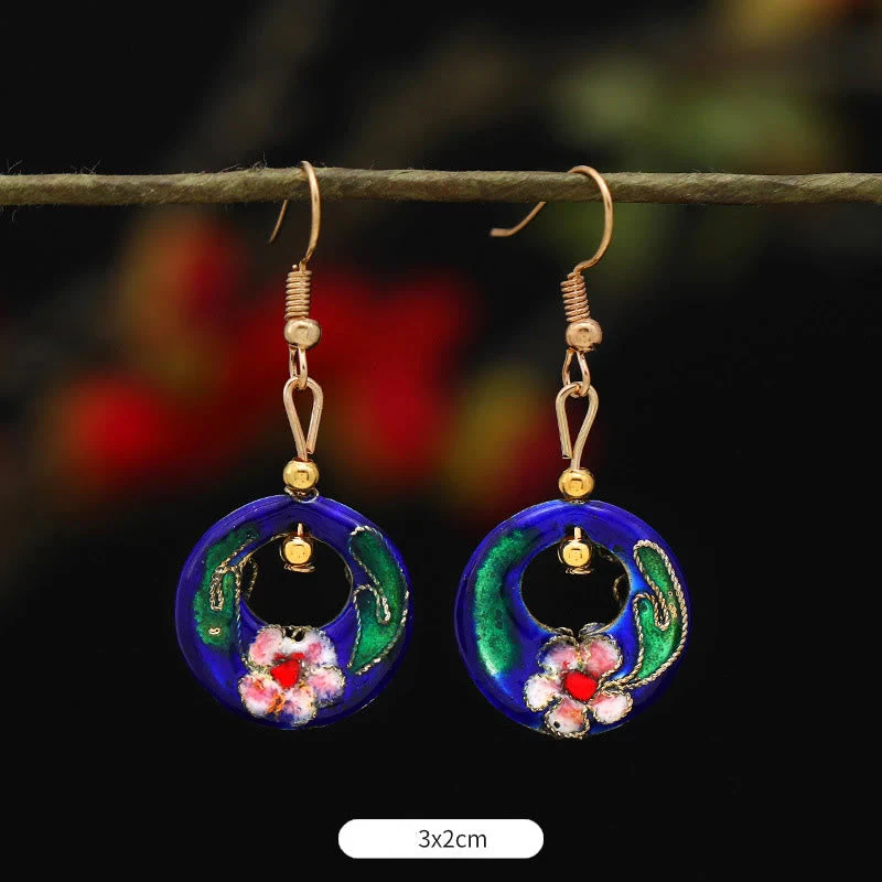 Alloy Copper Lotus Butterfly Drop Earrings for Spiritual Enlightenment - Image 16