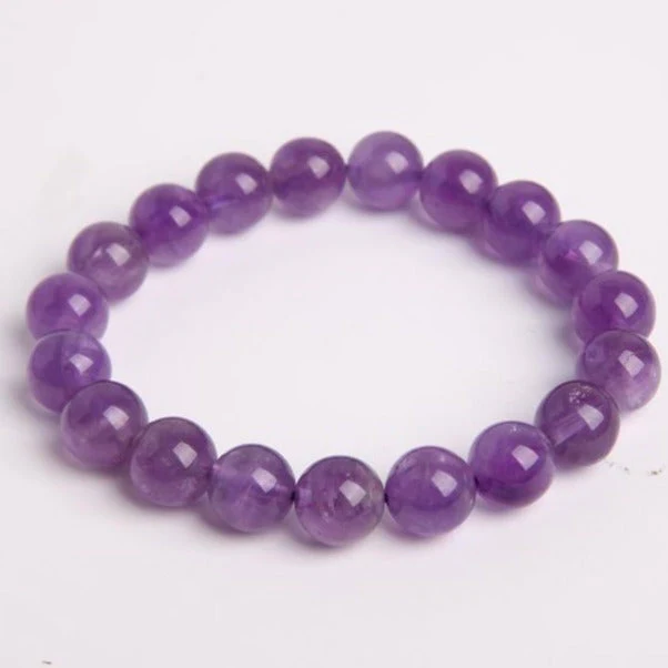 10mm Amethyst Crystal Healing Bracelet