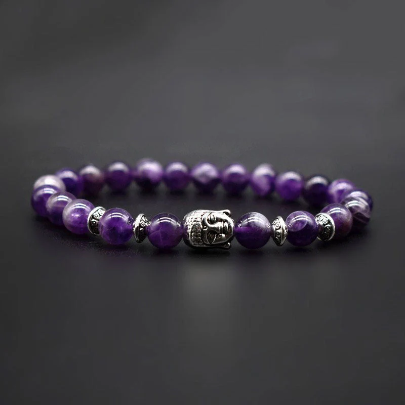 8mm Amethyst Love Healing Bracelet for Spiritual Balance - Image 4