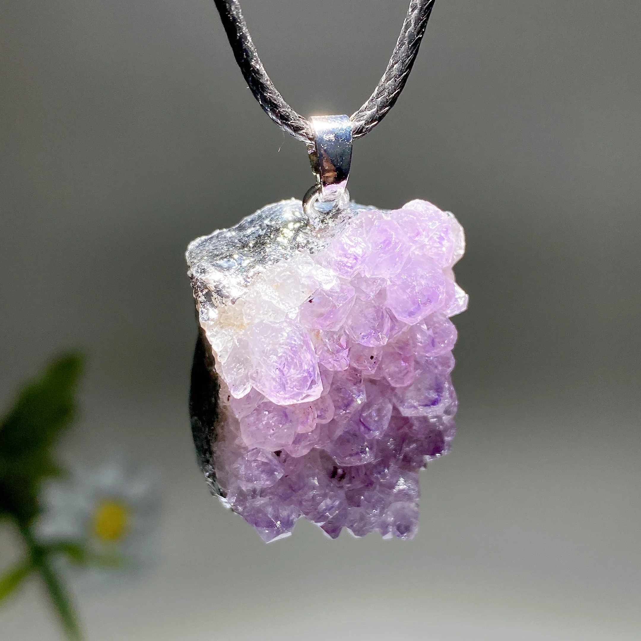 2-Inch Purple Mica Crystal Skull Carving for Healing