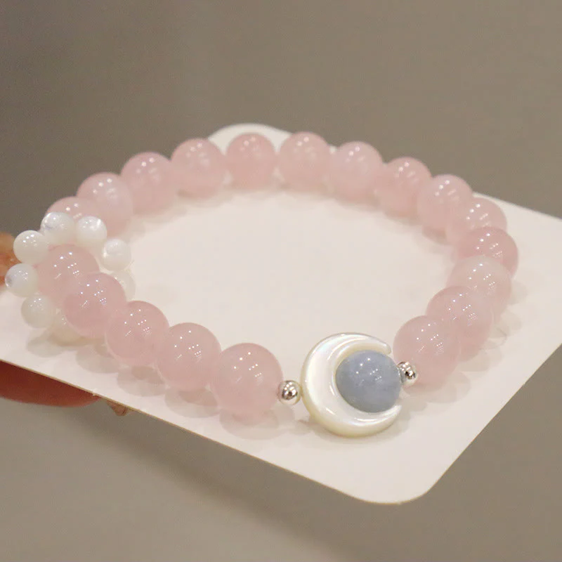 925 Sterling Silver Amethyst Crescent Moon Healing Bracelet - Image 15