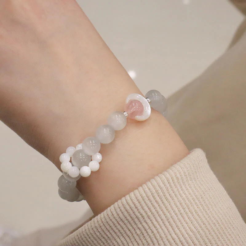 925 Sterling Silver Amethyst Crescent Moon Healing Bracelet - Image 18
