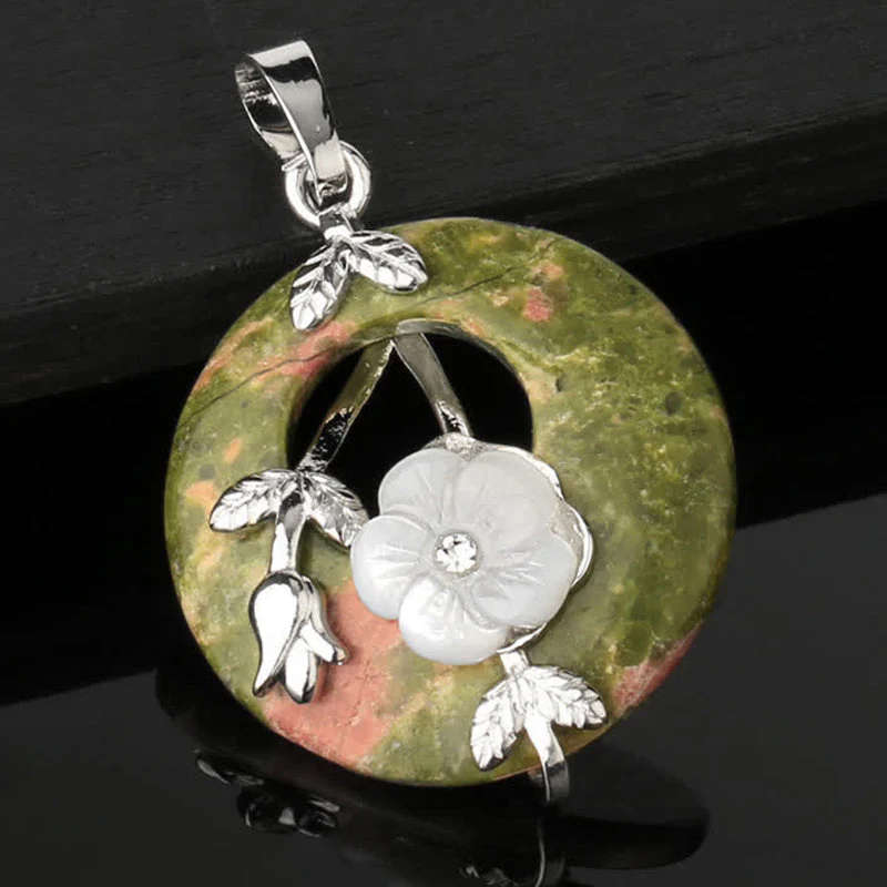Various Crystal Amethyst Green Aventurine Healing Necklace - Image 13