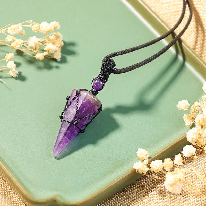 Amethyst Jewelry Bundle with Bracelet, Anklet & Necklace Set - Image 3
