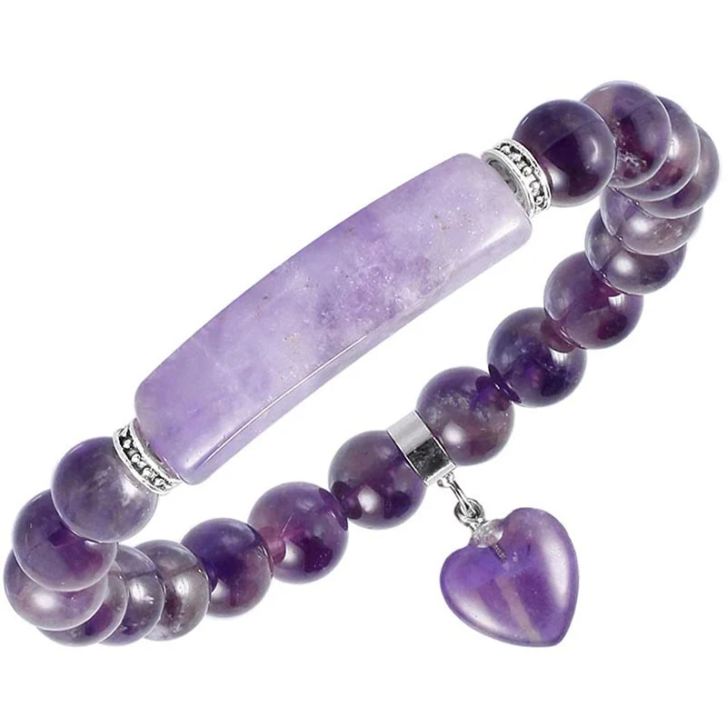 Amethyst Jewelry Bundle with Bracelet, Anklet & Necklace Set - Image 4