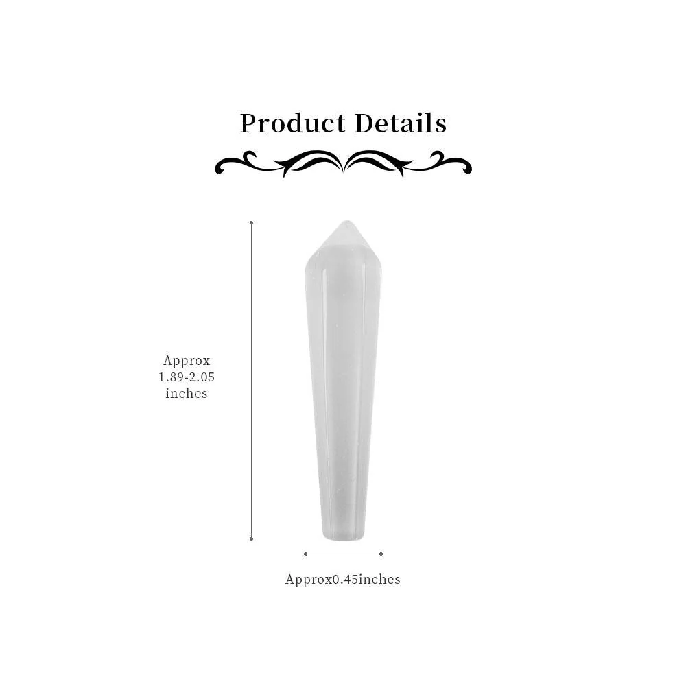 Handmade Crystal Arrowhead Wand for Chakra Practices - Image 5