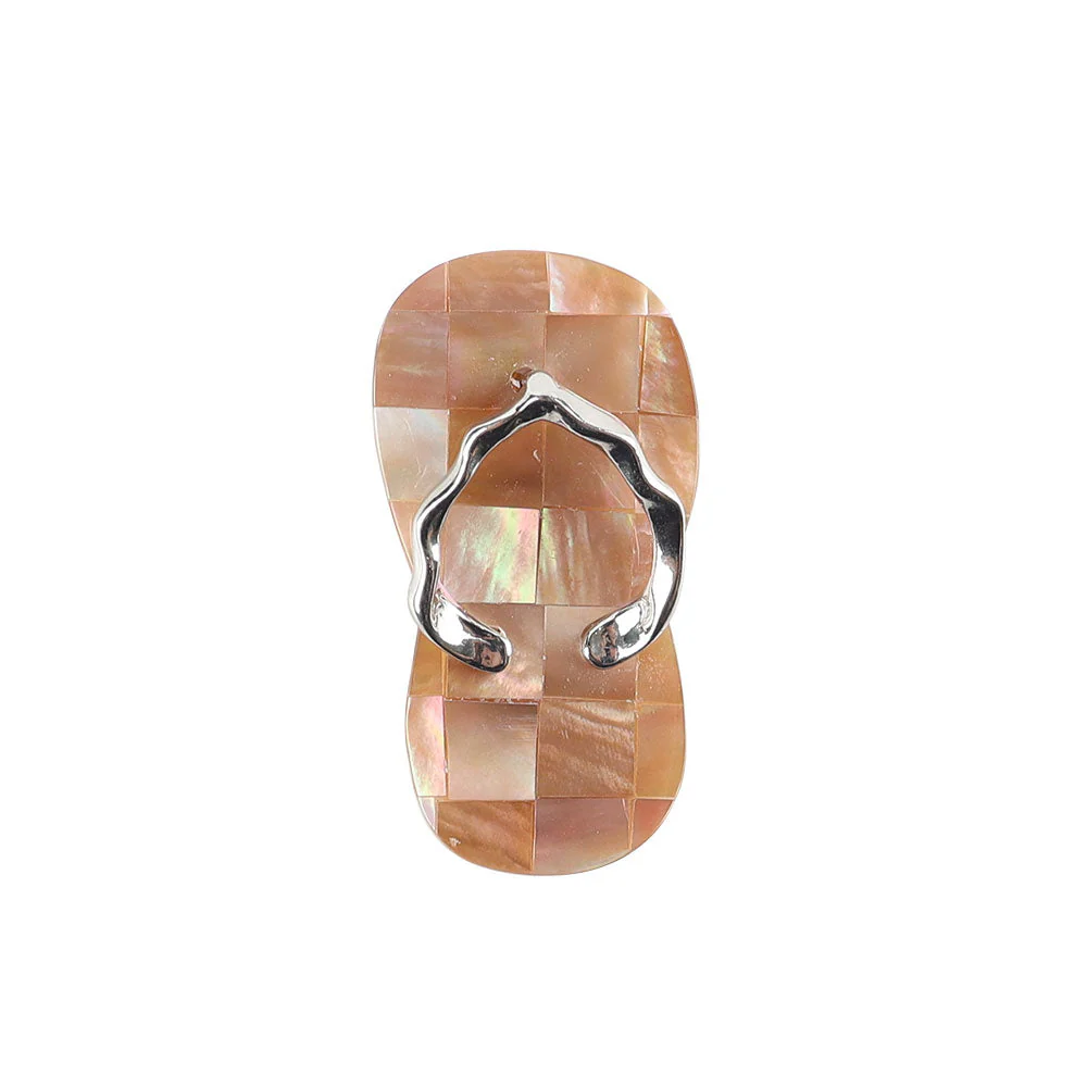 Aura Angel Crystal Mini Flip Flops for Spiritual Jewelry DIY - Image 4