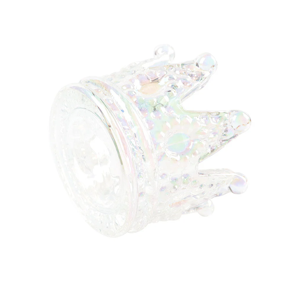 Aura Angel Crystal Ring Holder Glass Crown 2.9in - Image 2