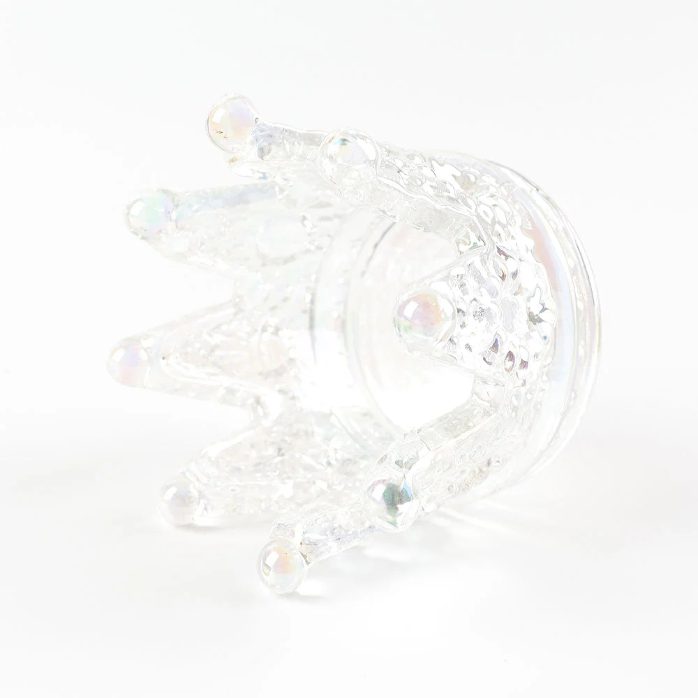 Aura Angel Crystal Ring Holder Glass Crown 2.9in - Image 4