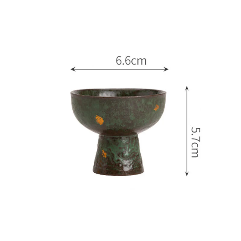 60ml Vintage Auspicious Clouds Ceramic Teacup for Tea Ceremony - Image 5