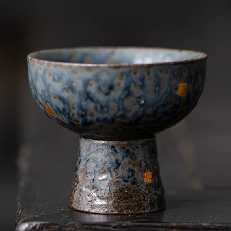 60ml Vintage Auspicious Clouds Ceramic Teacup for Tea Ceremony - Image 7