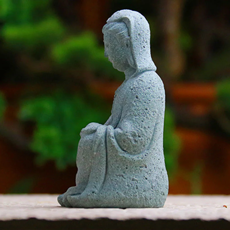 Sandstone Avalokitesvara Buddha Statue for Home Blessing - Image 16