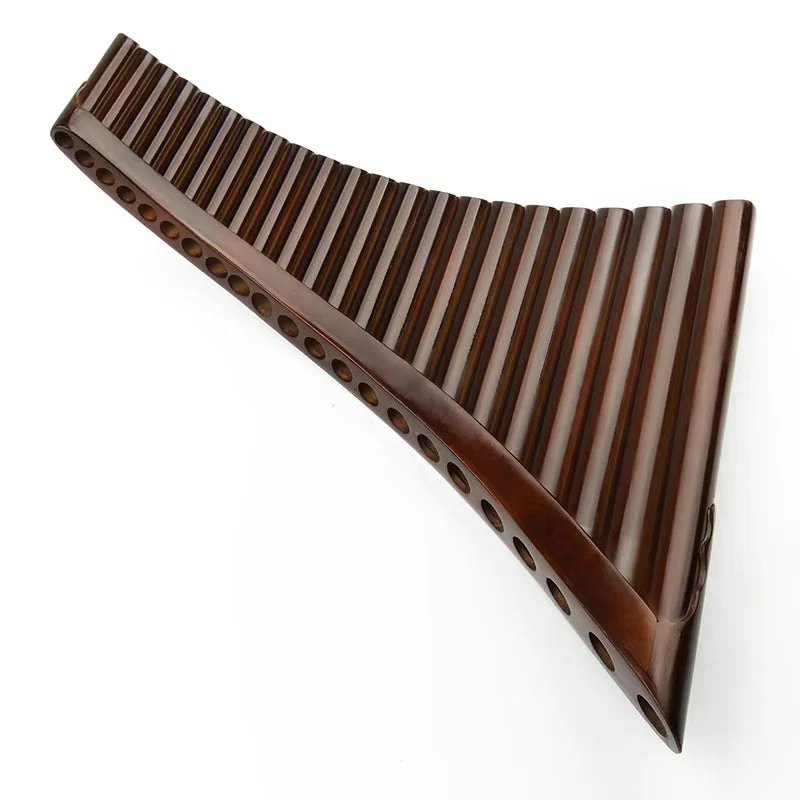 Natural Bamboo Pan Flute, 22 Pipes, Key of G
