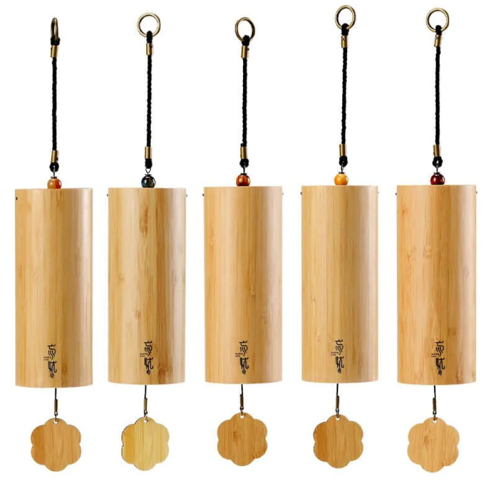 Bamboo 9-Tone Wind Chime: Dm B Em D Bm C Am Dm G Melodies - Image 22