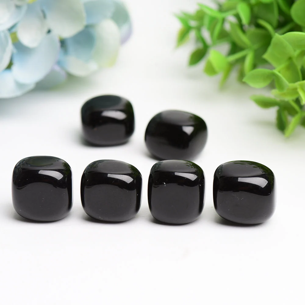 Black Obsidian 2cm Tumbled Crystal for Healing Energy - Image 5