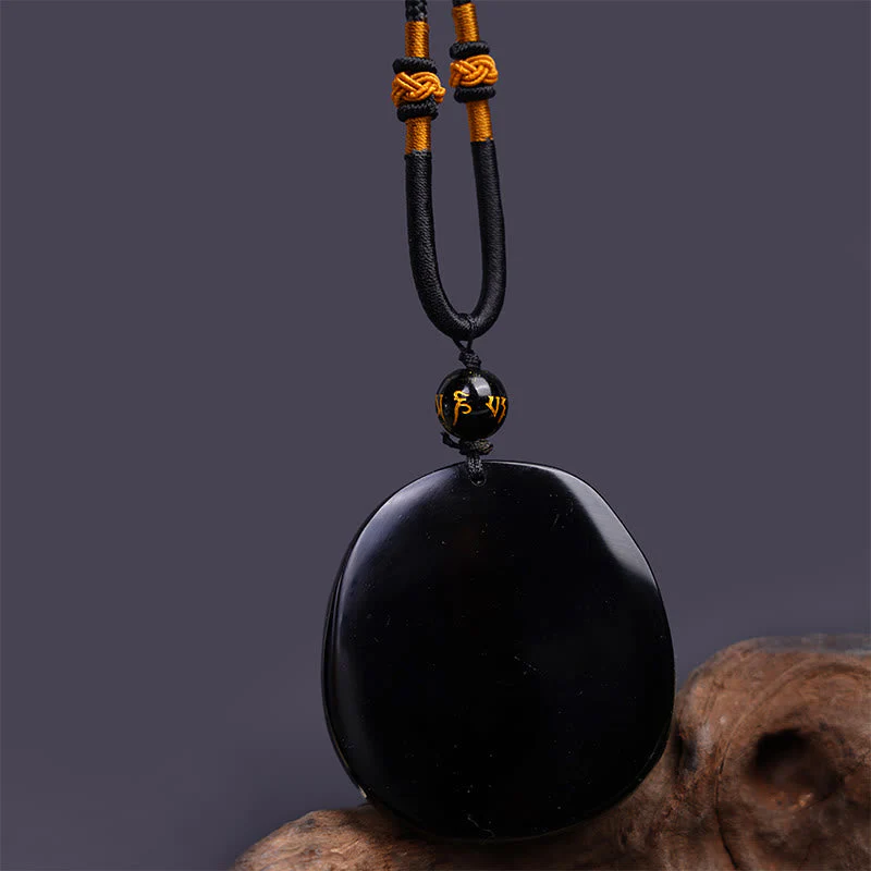 Black Obsidian Dragon Necklace for Protective Strength - Image 5