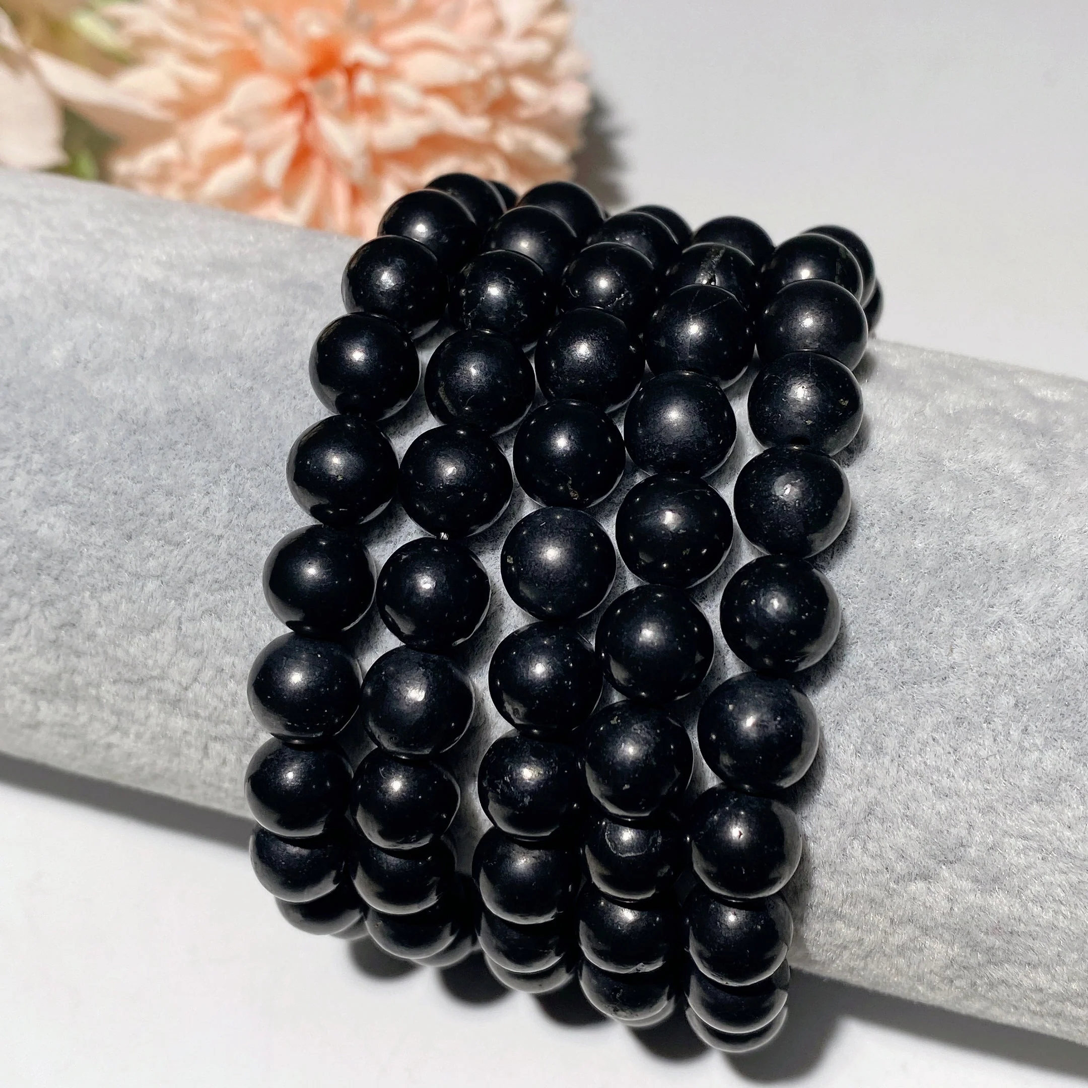 6-8mm Black Tourmaline Spiritual Protection Bracelet - Image 10