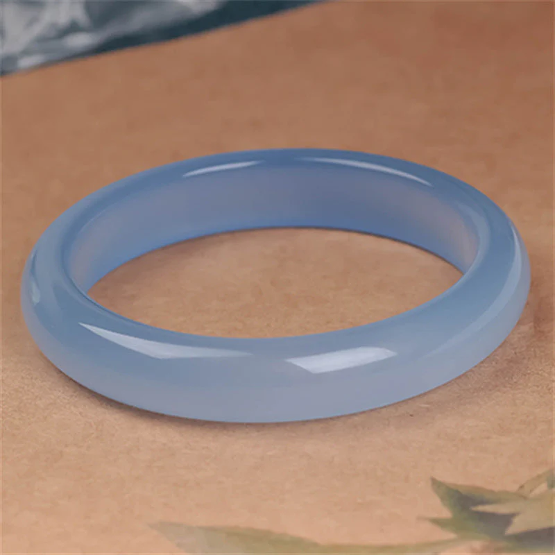 Blue Chalcedony Emotional Balance Bracelet 54mm - Image 3