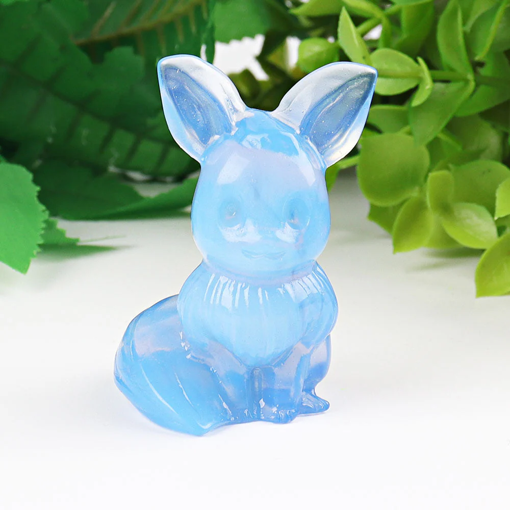 1.95-inch Blue Opalite Crystal Figurine Carving - Image 2