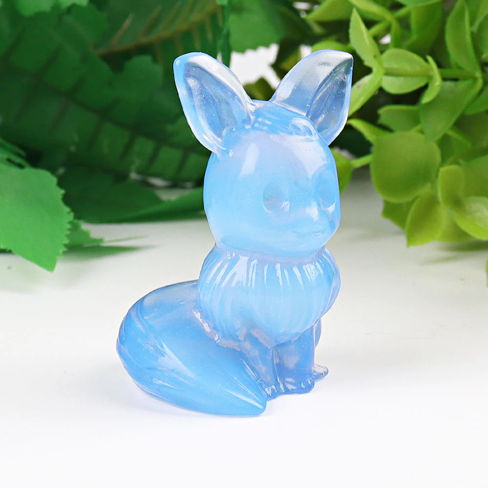 1.95-inch Blue Opalite Crystal Figurine Carving - Image 4