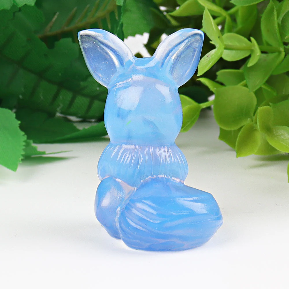 1.95-inch Blue Opalite Crystal Figurine Carving - Image 5