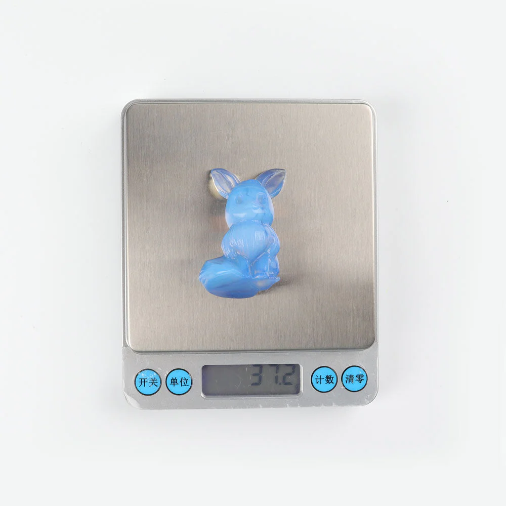 1.95-inch Blue Opalite Crystal Figurine Carving - Image 7