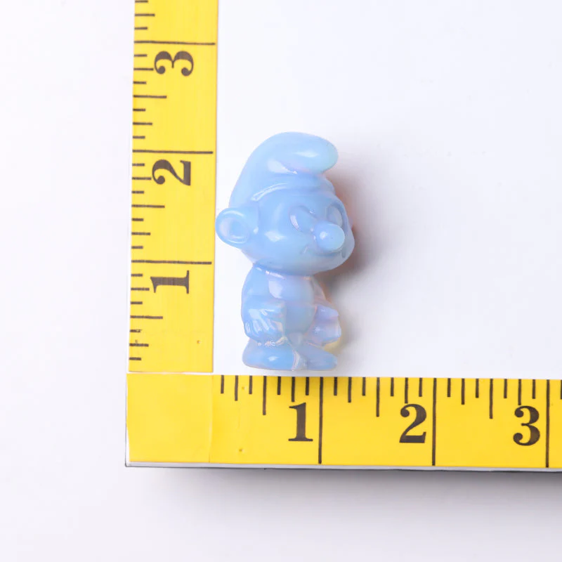 2" Blue Opalite Crystal Figurine 2 Inch Carving - Image 6