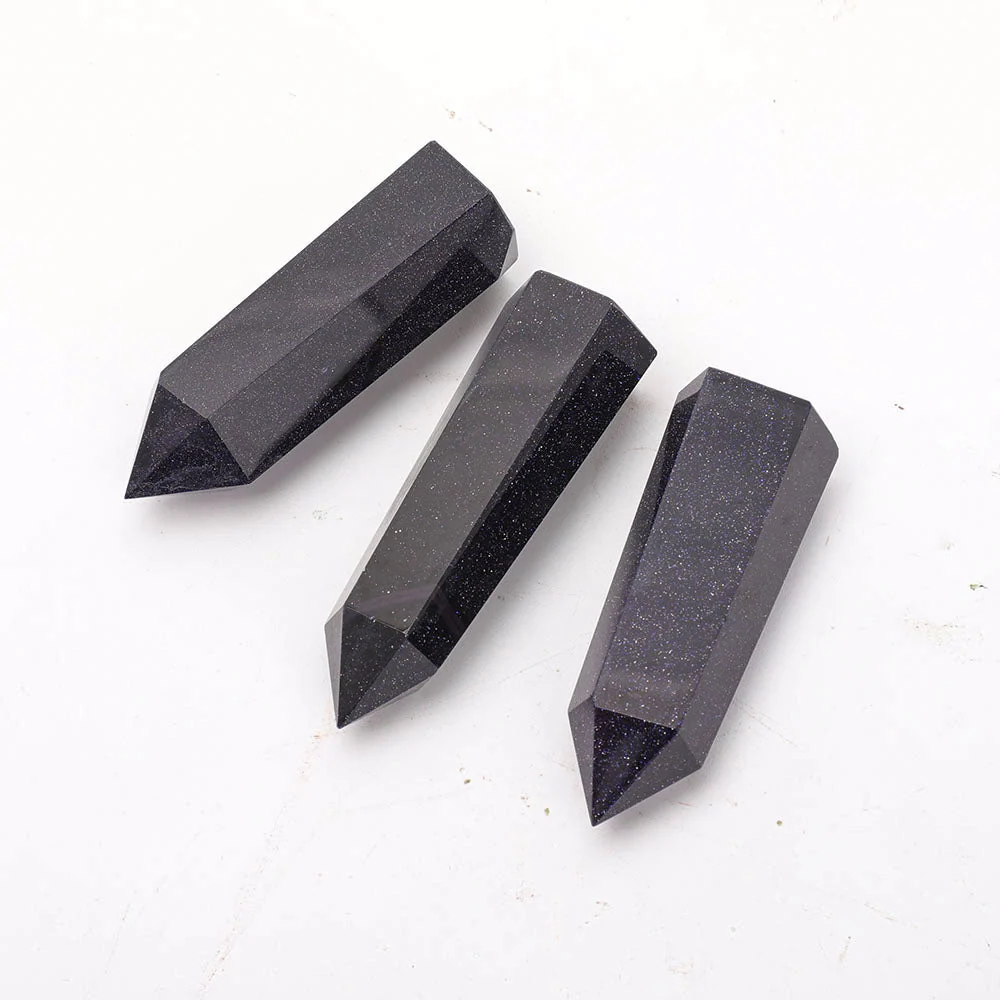Blue Sandstone Crystal Points 2-3 Inch Healing Set - Image 3
