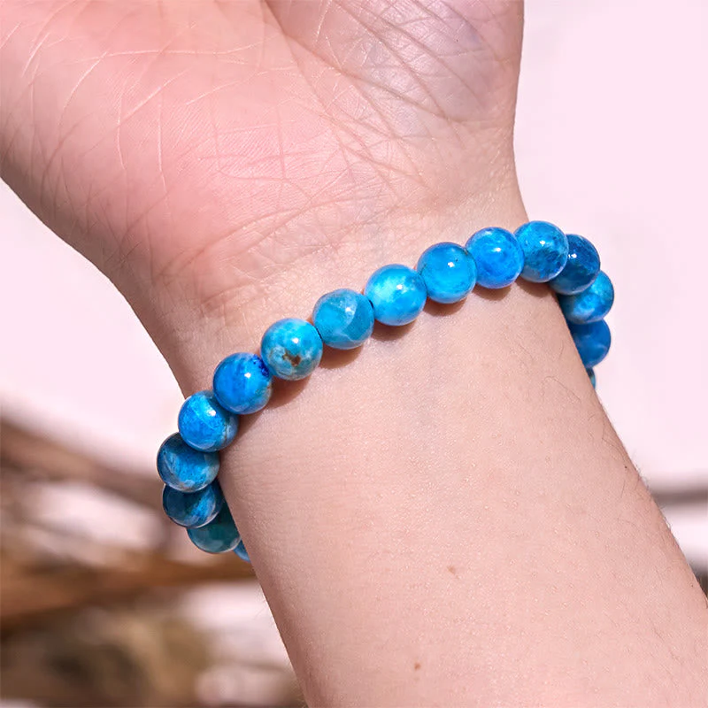 8mm Blue Tiger Eye Bracelet for Calm & Tranquility - Image 10
