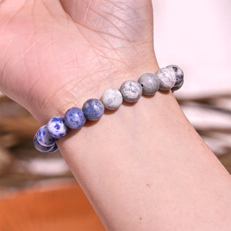 8mm Blue Tiger Eye Bracelet for Calm & Tranquility - Image 14