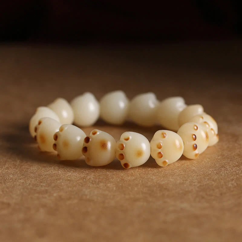 Bodhi Seed Cat Paw Lucky Cat Spiritual Bracelet - Image 5