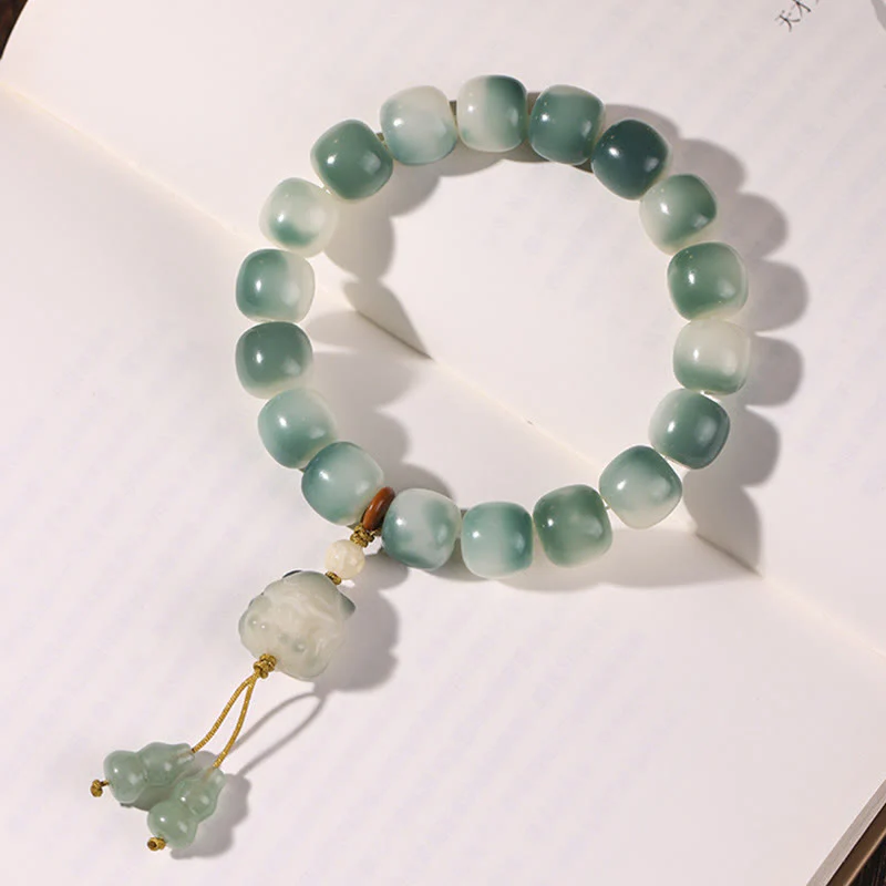 Bodhi Seed Spiritual Bracelet with Nine-Tailed Fox Protection - Image 6
