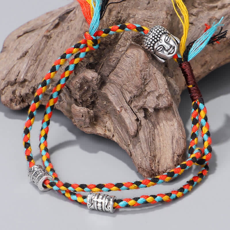 Unisex Buddha Serenity String Bracelet for Good Luck - Image 5