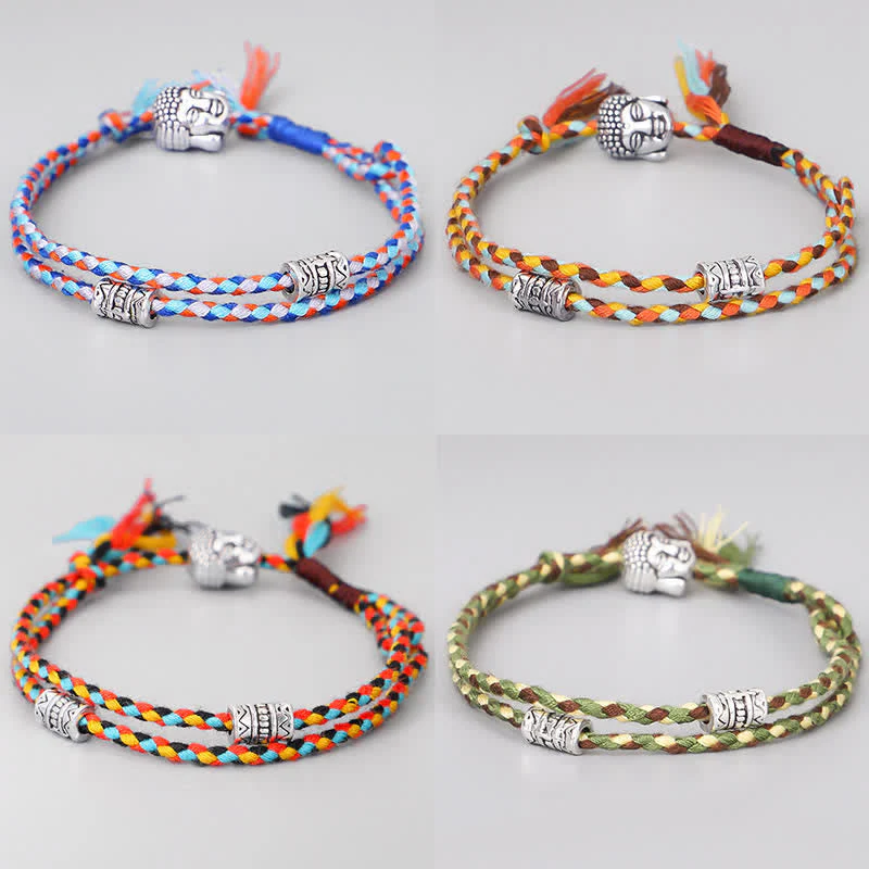 Unisex Buddha Serenity String Bracelet for Good Luck - Image 7