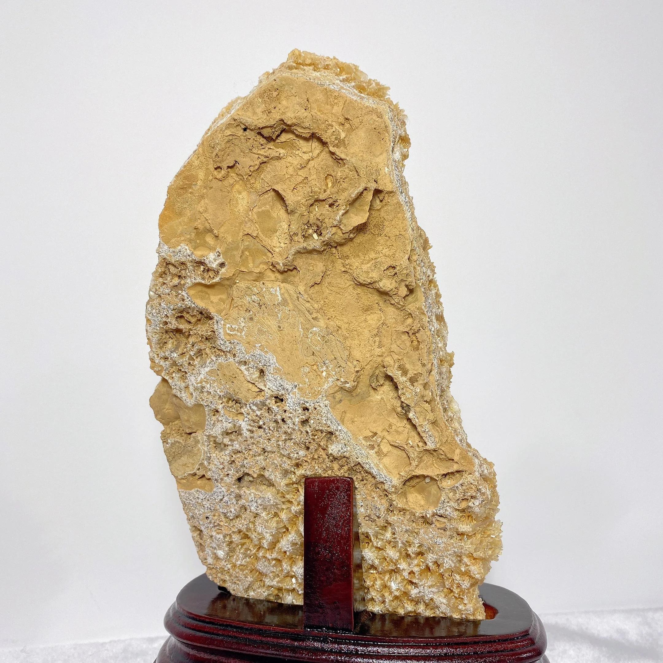 Unique Calcite Cluster Crystal Specimen 26cm with Stand - Image 7