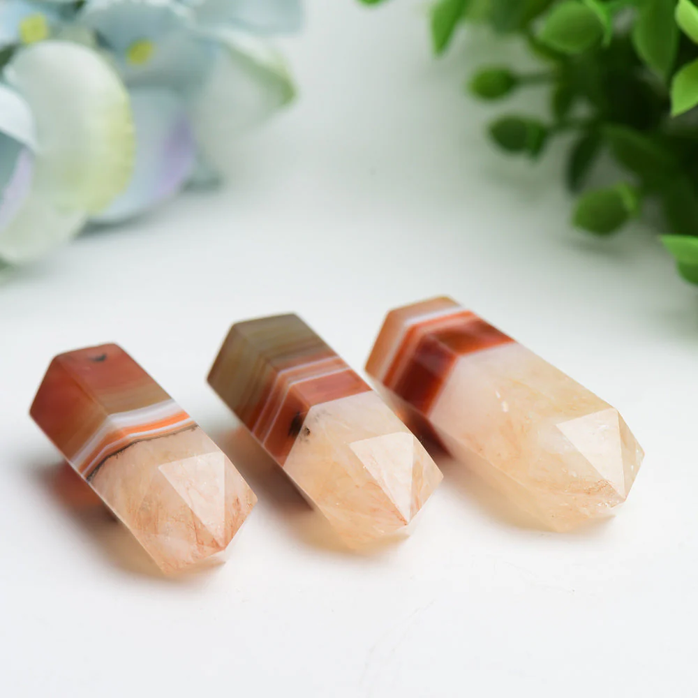 2-3 Inch Carnelian Point Crystal for Healing & Energy - Image 2