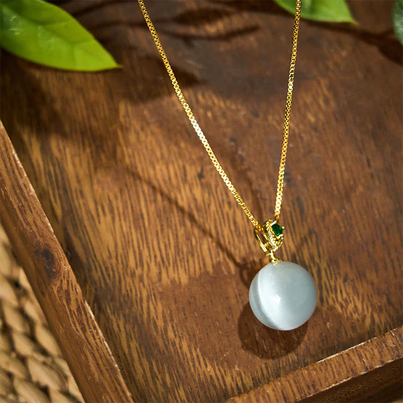 Cat's Eye Confidence Necklace | Spiritual Protection Pendant - Image 19
