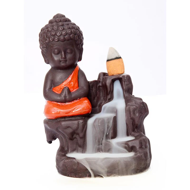 Ceramic Backflow Incense Burner Fountain - Decorative Smoke - Image 7