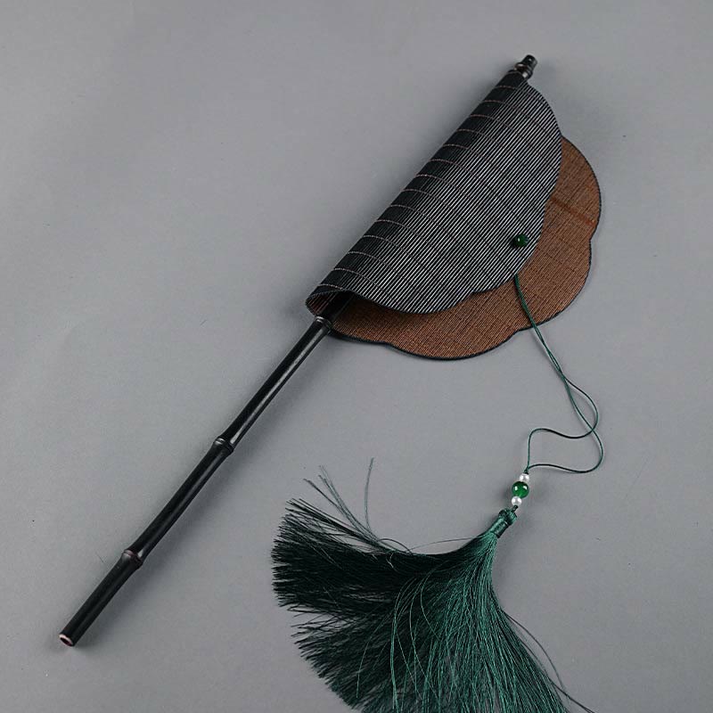Chinese Folding Bamboo Fan 23x50cm Handmade Oriental Fan - Image 3