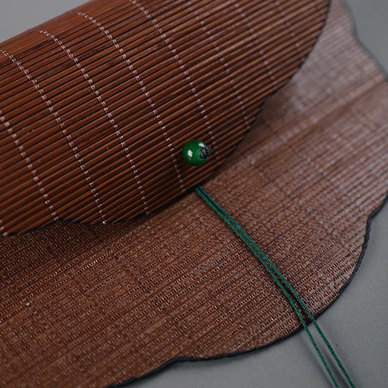 Chinese Folding Bamboo Fan 23x50cm Handmade Oriental Fan - Image 4