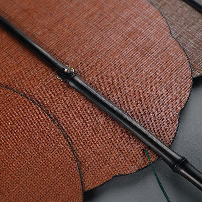Chinese Folding Bamboo Fan 23x50cm Handmade Oriental Fan - Image 6