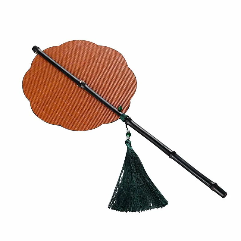 Chinese Folding Bamboo Fan 23x50cm Handmade Oriental Fan - Image 8