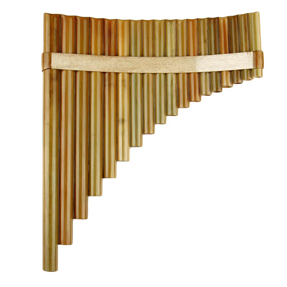 Bamboo Pan Flute Instrument, 18 Pipes, F Key - Image 2