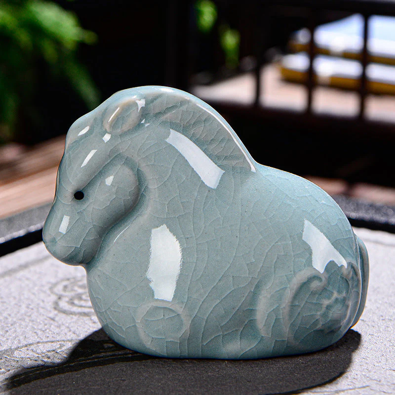 Chinese Zodiac Ceramic Tea Pet for Wealth & Prosperity - Image 15