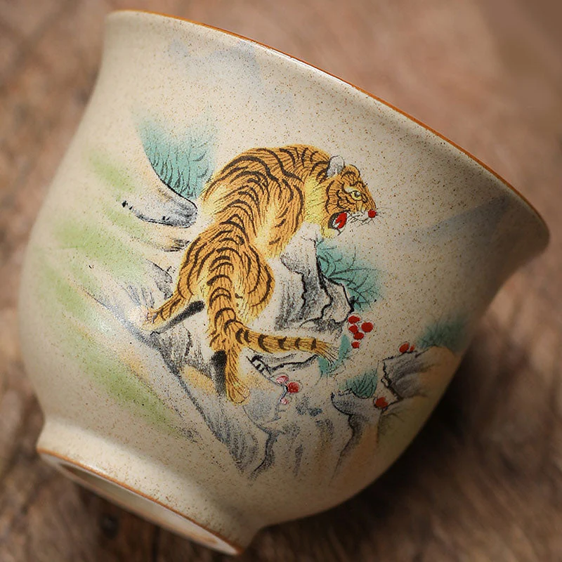 12 Chinese Zodiac Ceramic Teacup | 130ml Kung Fu Tea Cup - Image 9