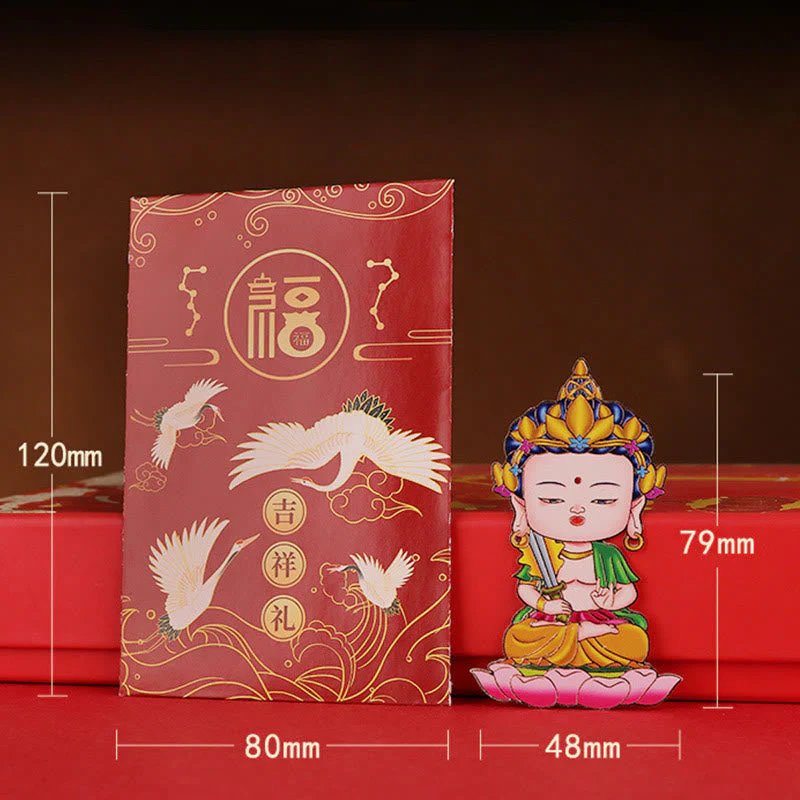 Chinese Zodiac Copper Phone Sticker for Wealth & Fortune Blessings - Image 12