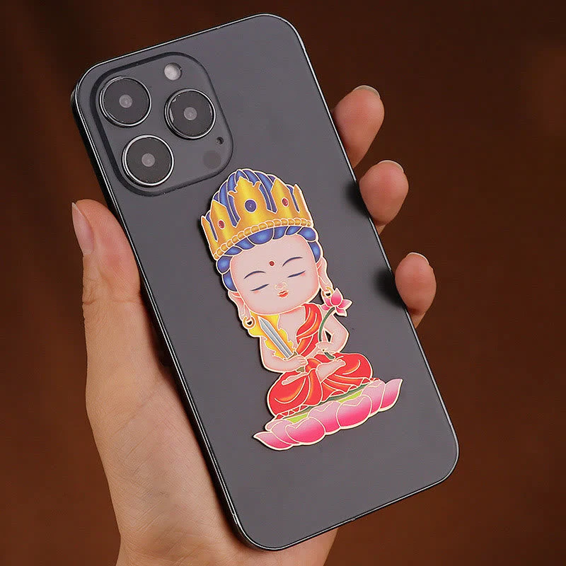 Chinese Zodiac Copper Phone Sticker for Wealth & Fortune Blessings - Image 7